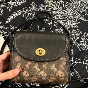 Coach H&C Logo Crossbody with Turnlock